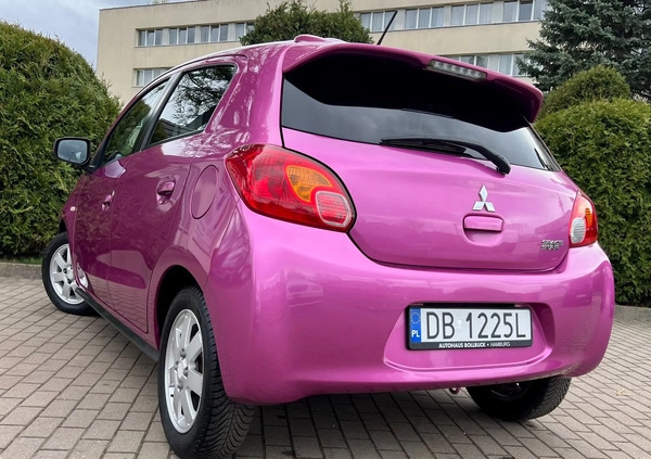 Mitsubishi Space Star cena 22500 przebieg: 99000, rok produkcji 2014 z Wałbrzych małe 301